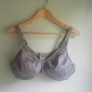 40C Lilyette by Bali Minimizer Underwire Bra Gray